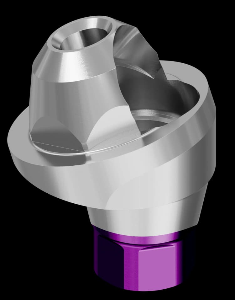 RP Angled Single TMA Abutment 17º 2.5mm
