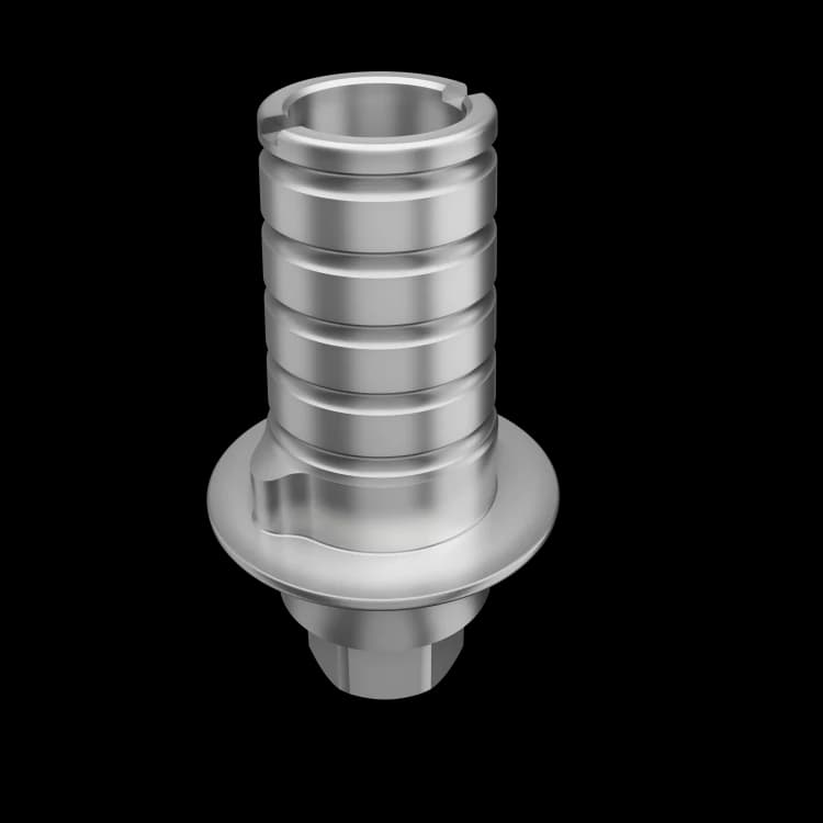 Ti Base RS Abutment, RH 4mm GH 4mm Engaged Wide