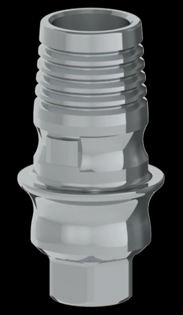 C-Type Ti Base RS Abutment 3mm Engaged