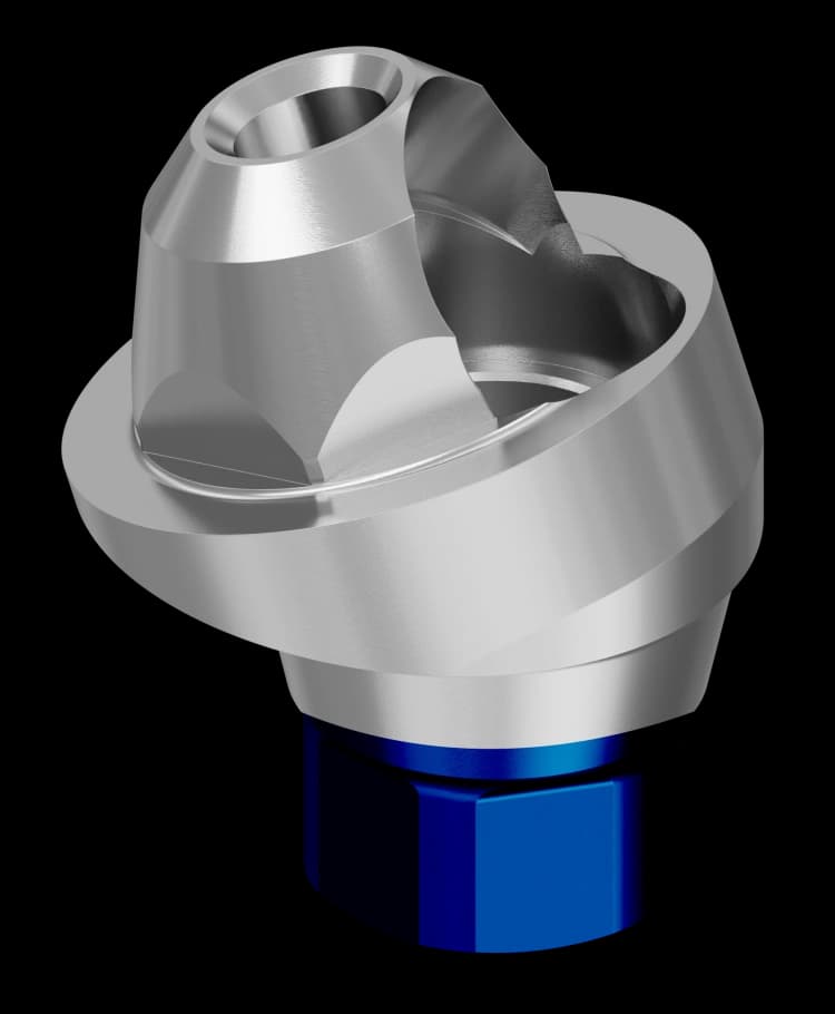 WP Angled Single TMA Abutment 17º 2.5mm