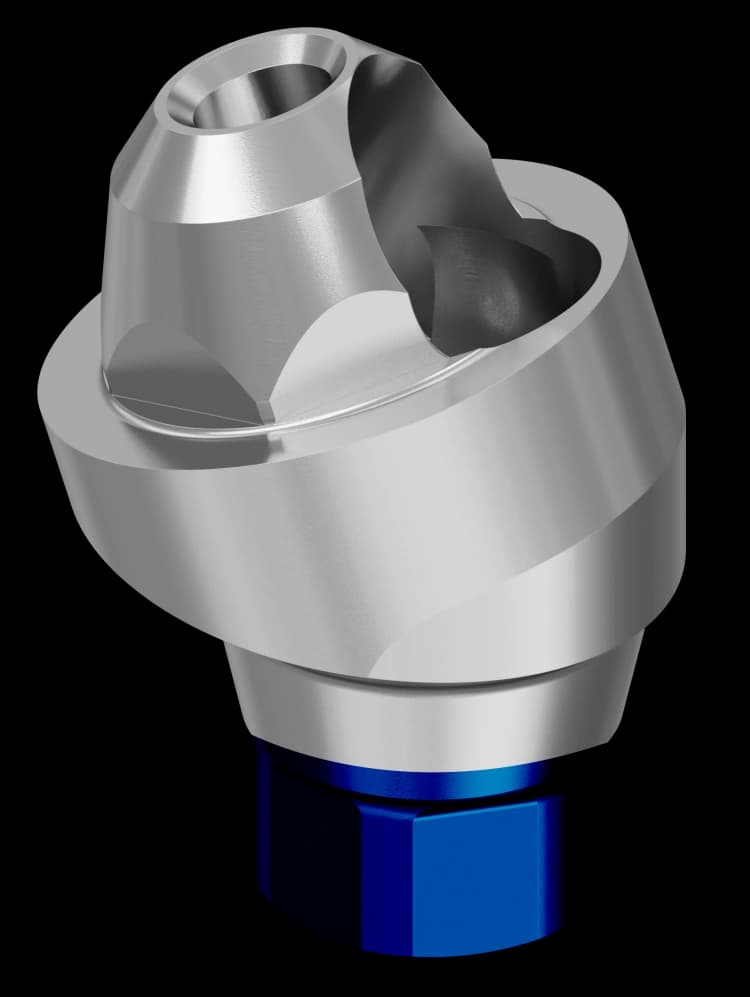 WP Angled Single TMA Abutment 17º 3.5mm